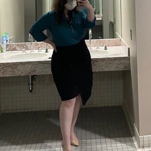 black pencil skirt